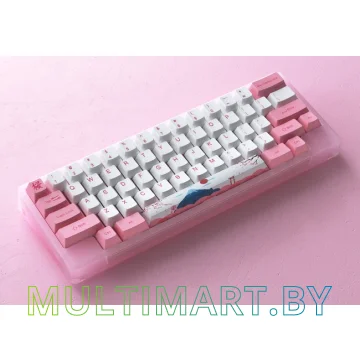 Клавиатура Akko ACR 59 Acrylic Tokyo (Akko CS Jelly Pink) картинка 5